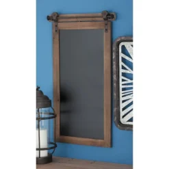 Wall Storage-Kirkland's Home Long Wood And Metal Frame Chalkboard