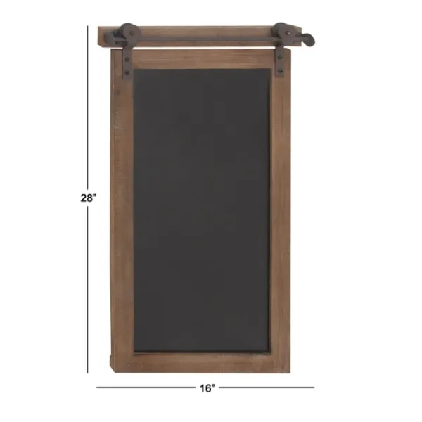 Wall Storage-Kirkland's Home Long Wood And Metal Frame Chalkboard