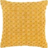 Pillows-Kirkland's Home Looped Cotton Throw Pillow Yellow
