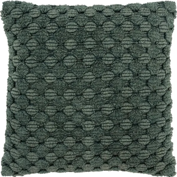 Pillows-Kirkland's Home Looped Cotton Throw Pillow Green