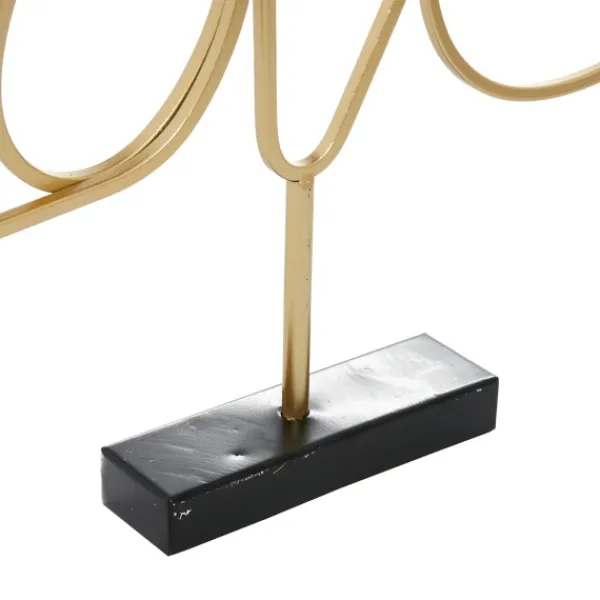 Statues & Figurines-Kirkland's Home Looping Love Tabletop Sign Gold