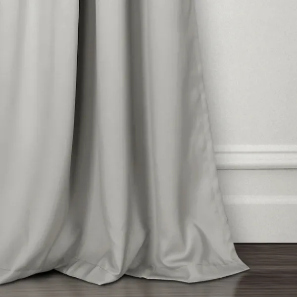 Curtains & Drapes-Kirkland's Home Lush Insulated Curtain Panel Set, 120 In. Gray