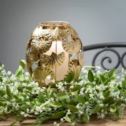 Wreaths-Kirkland's Home Lush Leaf And Berry Wreath Green/White