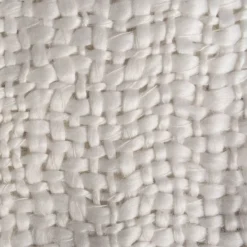 Blankets & Throws-Kirkland's Home Luxe Knit Fringed Throw Ivory