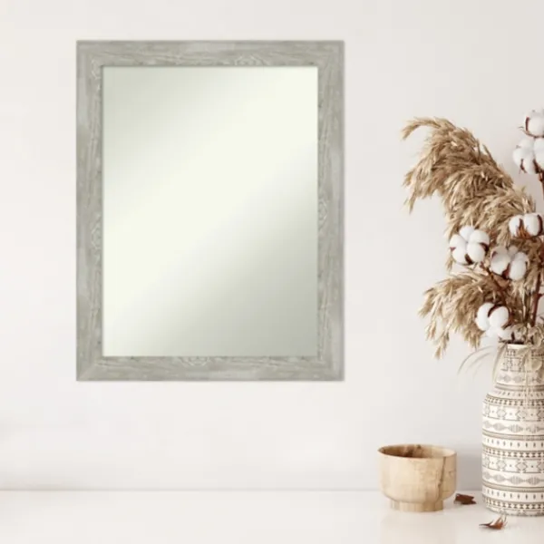 Decorative Mirrors-Kirkland's Home Lyndon Dove Gray Wood Framed Mirror