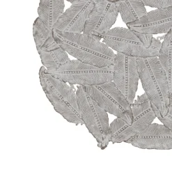 Wall Plaques-Kirkland's Home Madison Park Iron Feathers Wall Plaques, Set Of 3 Silver/Gray