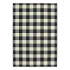 Outdoor Rugs-Kirkland's Home Madura Buffalo Check Outdoor Area Rug, 5X7 Black/White
