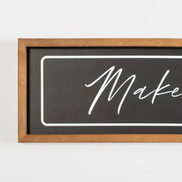 Wall Quotes & Signs-Kirkland's Home Make Yourself At Home Wall Plaque Black