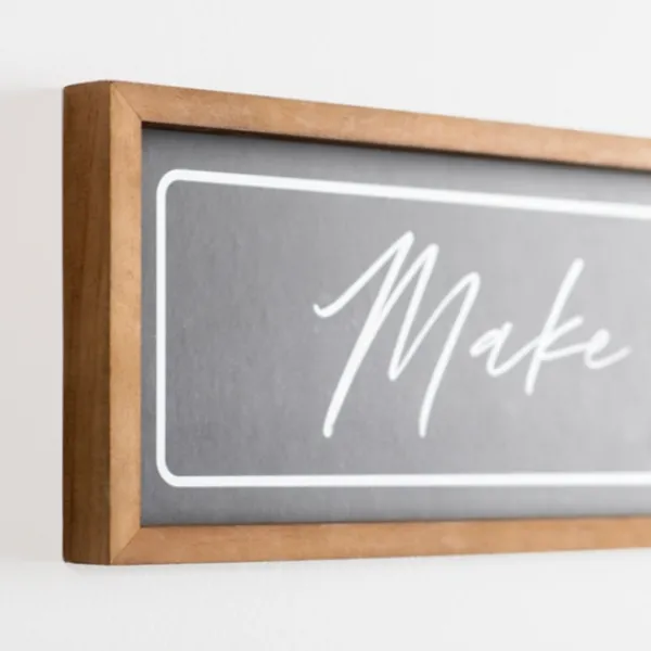 Wall Quotes & Signs-Kirkland's Home Make Yourself At Home Wall Plaque Black