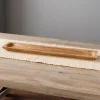 Decorative Bowls & Jars-Kirkland's Home Mango Wood Bowl Runner Brown