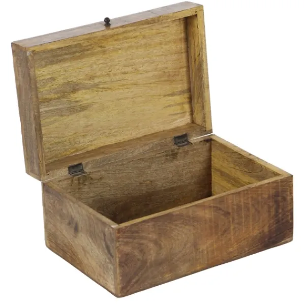 Baskets & Boxes-Kirkland's Home Mango Wood Carved Boxes, Set Of 3 Brown