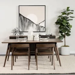 Dining Chairs-Kirkland's Home Mango Wood Dining Chair Brown