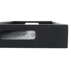 Decorative Trays-Kirkland's Home Mango Wood Trays, Set Of 3 Black