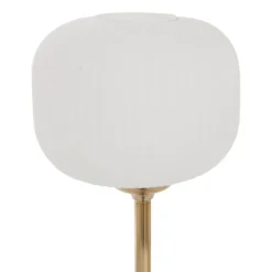 Table Lamps-Kirkland's Home Marble And Gold Metal Globe Table Lamp White
