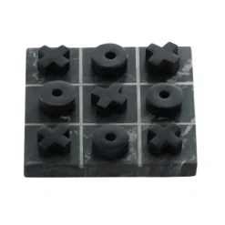 Decorative Accents-Kirkland's Home Marble Tic Tac Toe Board Black