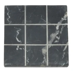 Decorative Accents-Kirkland's Home Marble Tic Tac Toe Board Black