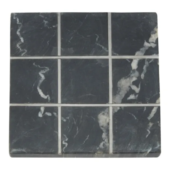 Decorative Accents-Kirkland's Home Marble Tic Tac Toe Board Black