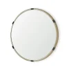 Decorative Mirrors-Kirkland's Home Maria Brushed Gold Round Wall Mirror