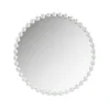 Decorative Mirrors-Kirkland's Home Marlowe White Beaded Round Wall Mirror, 36 In.