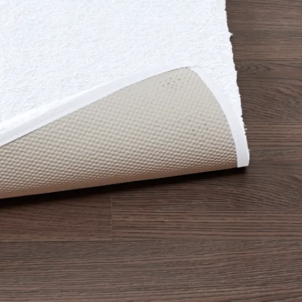 Bathroom Rugs-Kirkland's Home Marshmallow Contour Bath Mat, 24 In. White