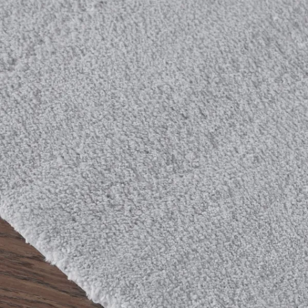 Bathroom Rugs-Kirkland's Home Marshmallow Contour Bath Mat, 24 In. Gray