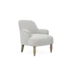 Accent Chairs-Kirkland's Home Martha Stewart Extended Seat Accent Chair Gray