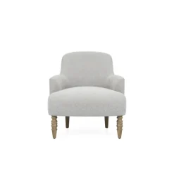 Accent Chairs-Kirkland's Home Martha Stewart Extended Seat Accent Chair Gray