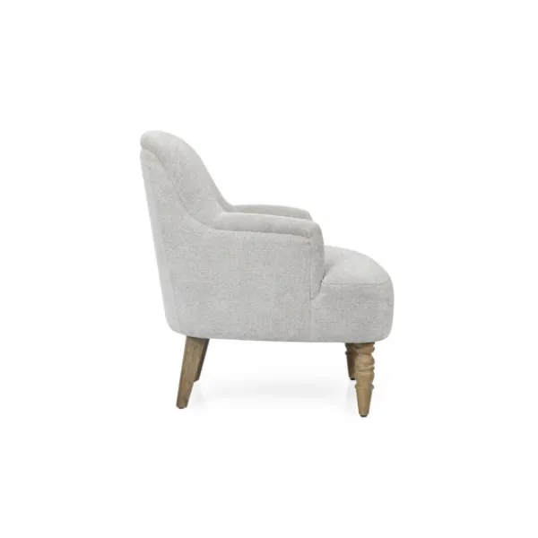 Accent Chairs-Kirkland's Home Martha Stewart Extended Seat Accent Chair Gray