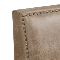 Accent Chairs-Kirkland's Home Martha Stewart Faux Leather Accent Chair Brown