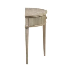 Console Tables-Kirkland's Home Martha Stewart Half Moon Console Table Tan