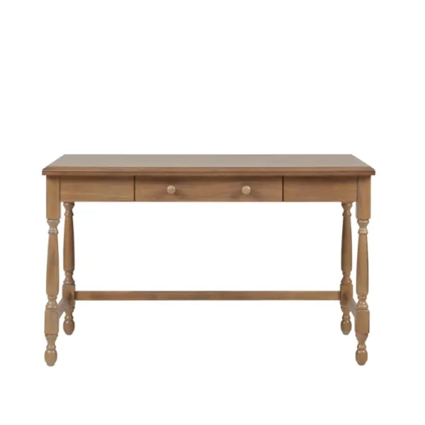 Office Furniture-Kirkland's Home Martha Stewart Natural Wood Turned Legs Desk