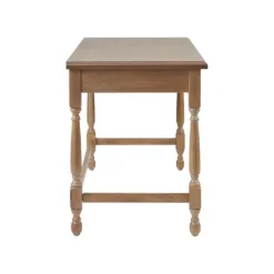Office Furniture-Kirkland's Home Martha Stewart Natural Wood Turned Legs Desk