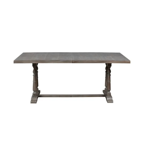 Dining Tables-Kirkland's Home Martha Stewart Tiffany Pedestal Dining Table Gray