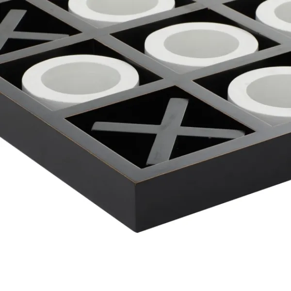 Decorative Accents-Kirkland's Home Matte Black And White Wooden Tic Tac Toe Board