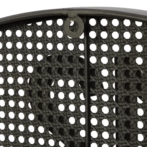 Clocks-Kirkland's Home Matte Black Iron Wall Clock, 32 In.