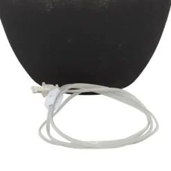 Table Lamps-Kirkland's Home Matte Black Ombre Textured Table Lamp, 23 In. White