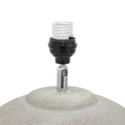 Table Lamps-Kirkland's Home Matte Black Ombre Textured Table Lamp, 23 In. White