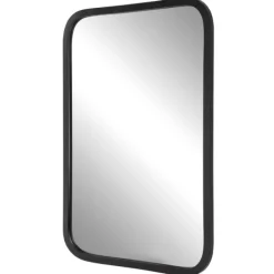 Decorative Mirrors-Kirkland's Home Matte Black Rectangular Wall Mirror