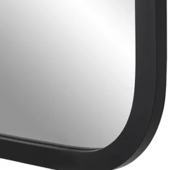 Decorative Mirrors-Kirkland's Home Matte Black Rectangular Wall Mirror