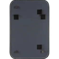 Decorative Mirrors-Kirkland's Home Matte Black Rectangular Wall Mirror