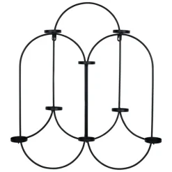 Sconces-Kirkland's Home Matte Black Tealight Wall Sconce