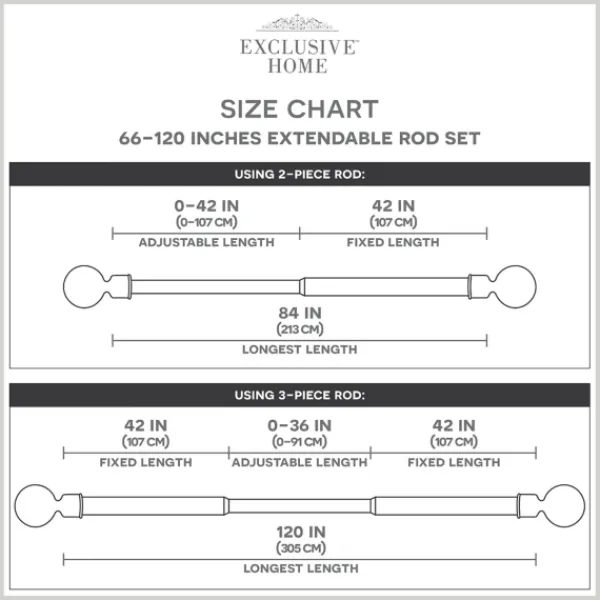 Curtain Rods & Hardware-Kirkland's Home Matte Bronze Catherine Curtain Rod, 120 In.