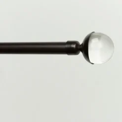 Curtain Rods & Hardware-Kirkland's Home Matte Bronze Eleanor Curtain Rod Set, 72 In.