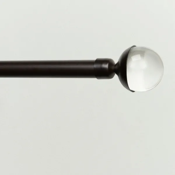 Curtain Rods & Hardware-Kirkland's Home Matte Bronze Eleanor Curtain Rod Set, 72 In.