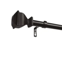 Curtain Rods & Hardware-Kirkland's Home Matte Bronze Napoleon Outdoor Curtain Rod, 160 In. Brown