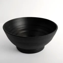 Decorative Bowls & Jars-Kirkland's Home Matte Footed Stoneware Bowl Black