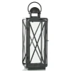 Lanterns-Kirkland's Home Matte Lattice Lanterns, Set Of 2 Black