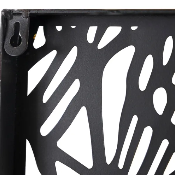 Wall Plaques-Kirkland's Home Matte Metal Tree Frame Wall Plaque Black