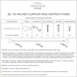 Curtain Rods & Hardware-Kirkland's Home Matte Nickel Stacked Cylinder Curtain Rod, 72 In.