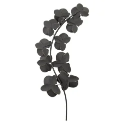 Wall Plaques-Kirkland's Home Matte Orchid Plaque Black